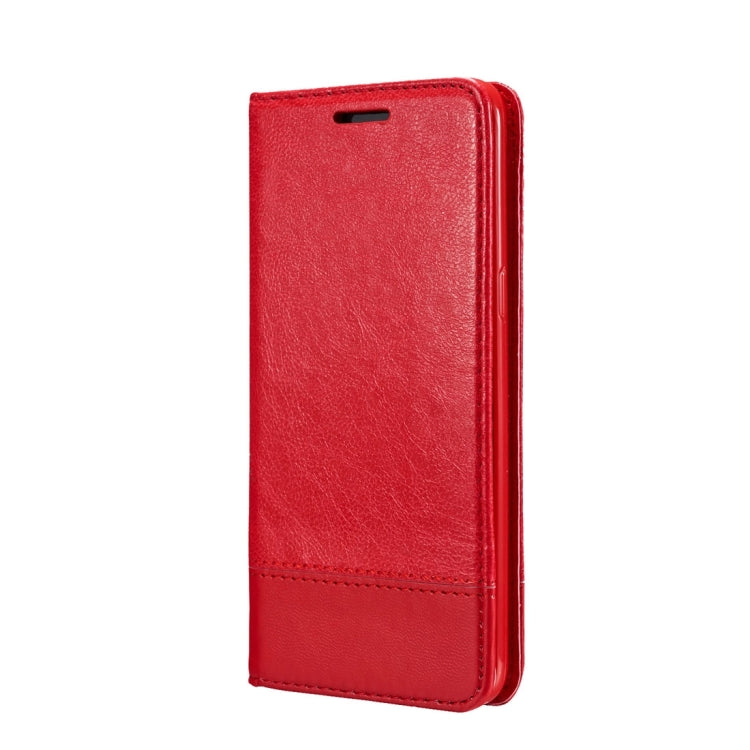 For Galaxy S8 + / G9550 Double-sided Absorption Splicing Horizontal Flip Leather Case with Holder & Card Slots & Lanyard