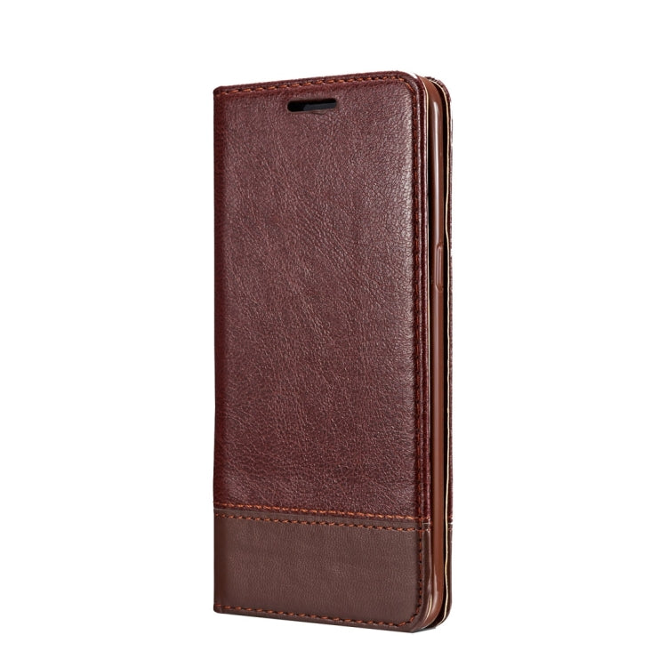 For Galaxy S8 + / G9550 Double-sided Absorption Splicing Horizontal Flip Leather Case with Holder & Card Slots & Lanyard