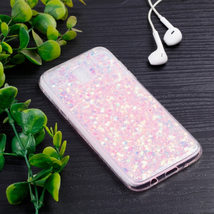 For Galaxy J5 (2017) / J530 ( EU  Version) Colorful Glitter Powder Style Protective Soft Cover