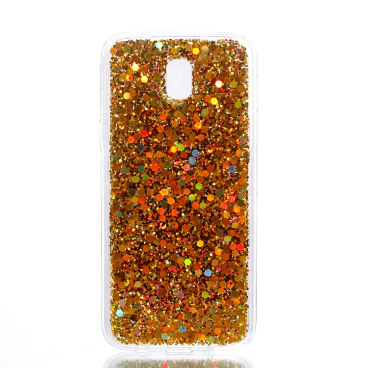 For Galaxy J5 (2017) / J530 ( EU  Version) Colorful Glitter Powder Style Protective Soft Cover