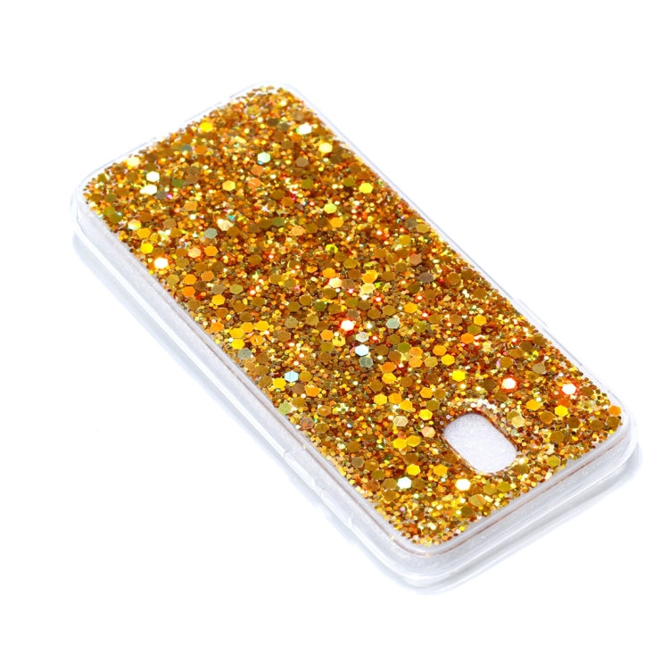 For Galaxy J5 (2017) / J530 ( EU  Version) Colorful Glitter Powder Style Protective Soft Cover