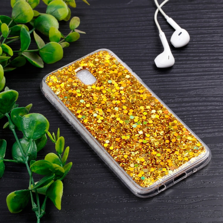 For Galaxy J5 (2017) / J530 ( EU  Version) Colorful Glitter Powder Style Protective Soft Cover