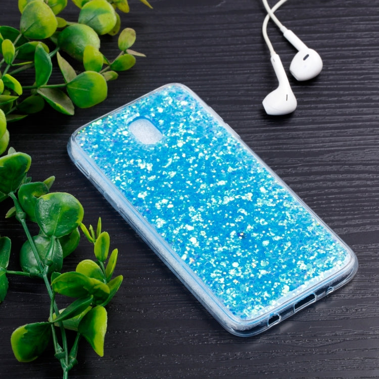 For Galaxy J5 (2017) / J530 ( EU  Version) Colorful Glitter Powder Style Protective Soft Cover