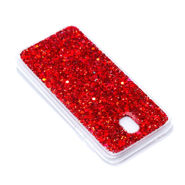 For Galaxy J5 (2017) / J530 ( EU  Version) Colorful Glitter Powder Style Protective Soft Cover