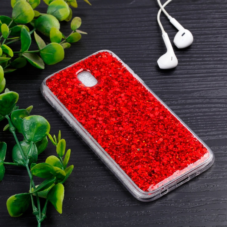 For Galaxy J5 (2017) / J530 ( EU  Version) Colorful Glitter Powder Style Protective Soft Cover
