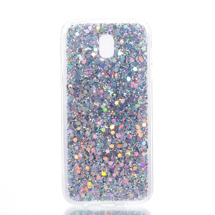 For Galaxy J5 (2017) / J530 ( EU  Version) Colorful Glitter Powder Style Protective Soft Cover