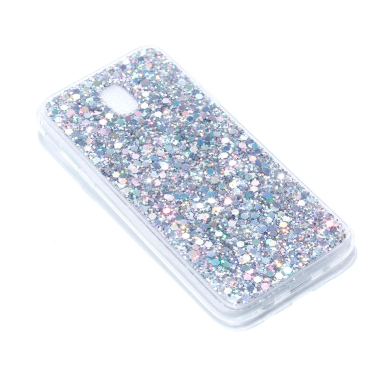 For Galaxy J5 (2017) / J530 ( EU  Version) Colorful Glitter Powder Style Protective Soft Cover