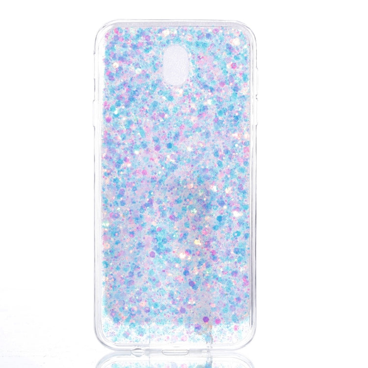 For Galaxy J5 (2017) / J530 ( EU  Version) Colorful Glitter Powder Style Protective Soft Cover