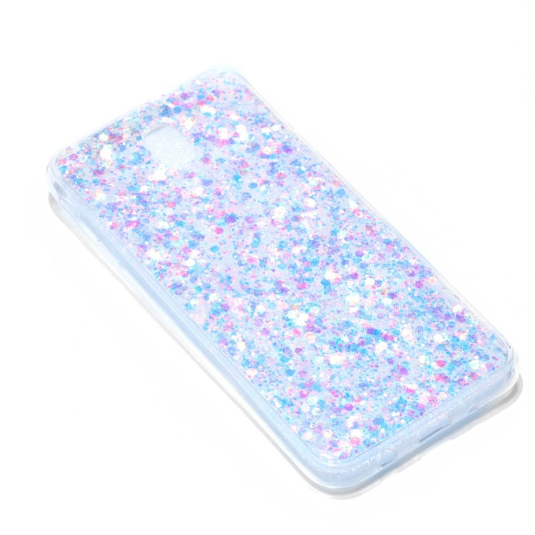 For Galaxy J5 (2017) / J530 ( EU  Version) Colorful Glitter Powder Style Protective Soft Cover