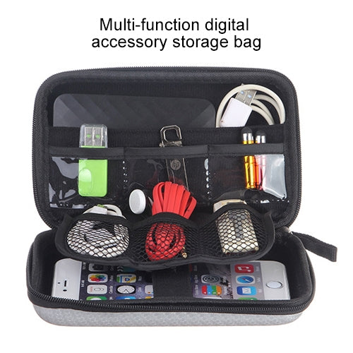 2.5 inch Hard Disk Storage Bag Earphone bag Multi-function Storage Bag, Bag Size: 3 inch