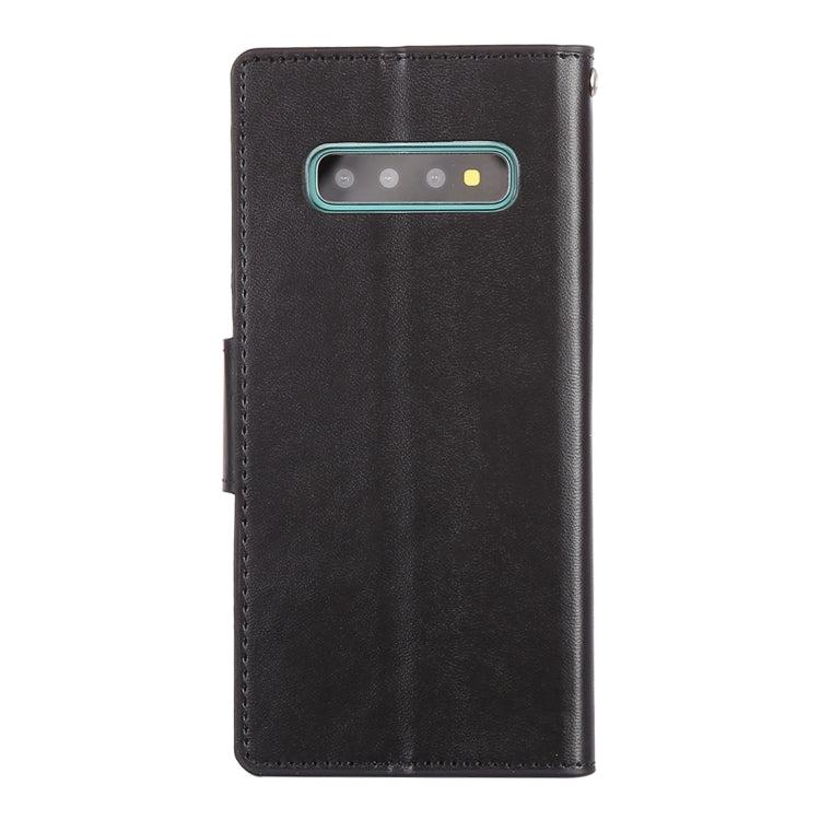 GOOSPERY SONATA DIARY Horizontal Flip Leather Case for Galaxy S10+, with Holder & Card Slots & Wallet