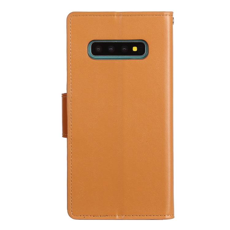 GOOSPERY SONATA DIARY Horizontal Flip Leather Case for Galaxy S10+, with Holder & Card Slots & Wallet