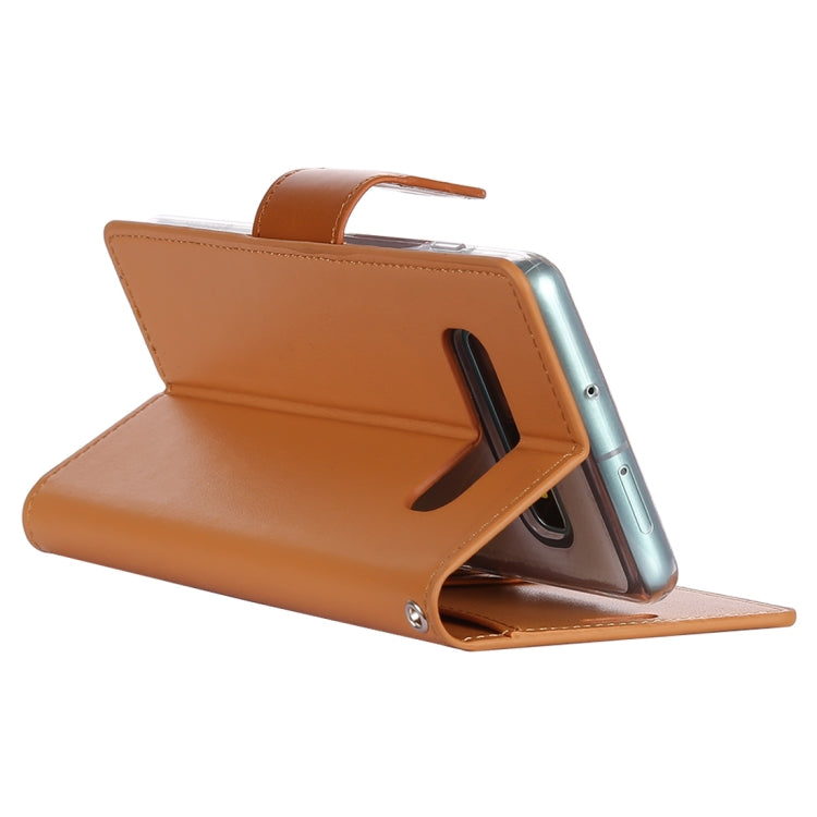 GOOSPERY SONATA DIARY Horizontal Flip Leather Case for Galaxy S10+, with Holder & Card Slots & Wallet
