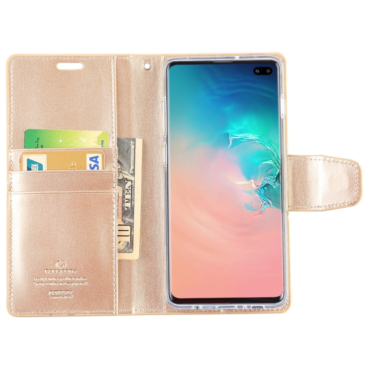 GOOSPERY SONATA DIARY Horizontal Flip Leather Case for Galaxy S10+, with Holder & Card Slots & Wallet