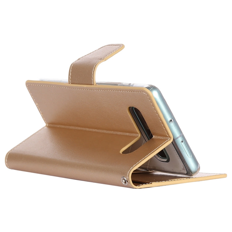 GOOSPERY SONATA DIARY Horizontal Flip Leather Case for Galaxy S10+, with Holder & Card Slots & Wallet