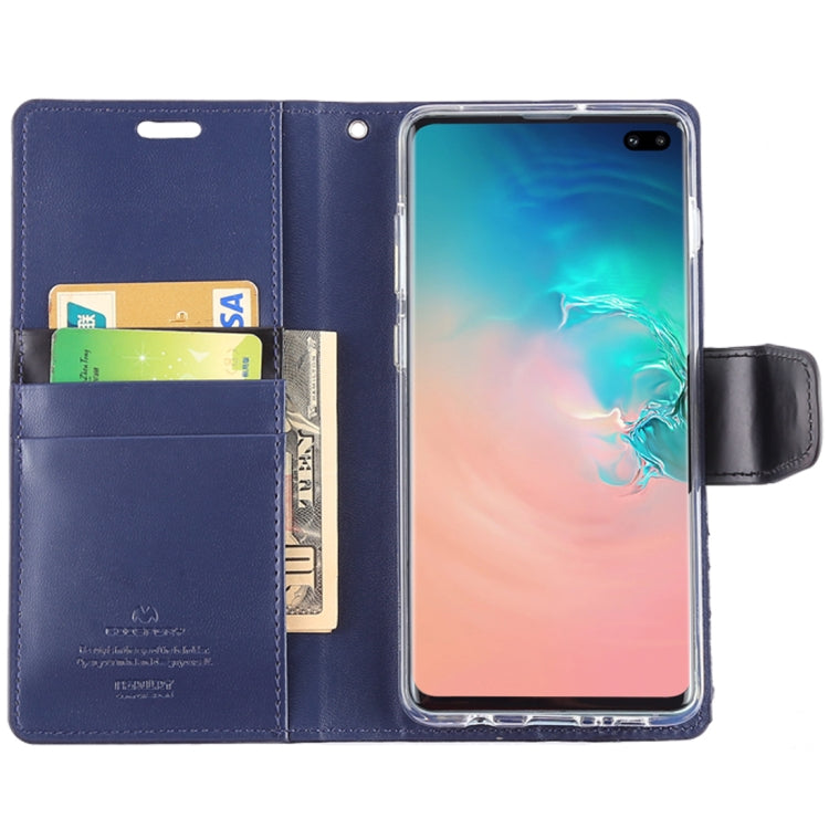 GOOSPERY SONATA DIARY Horizontal Flip Leather Case for Galaxy S10+, with Holder & Card Slots & Wallet