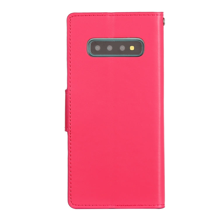 GOOSPERY SONATA DIARY Horizontal Flip Leather Case for Galaxy S10+, with Holder & Card Slots & Wallet