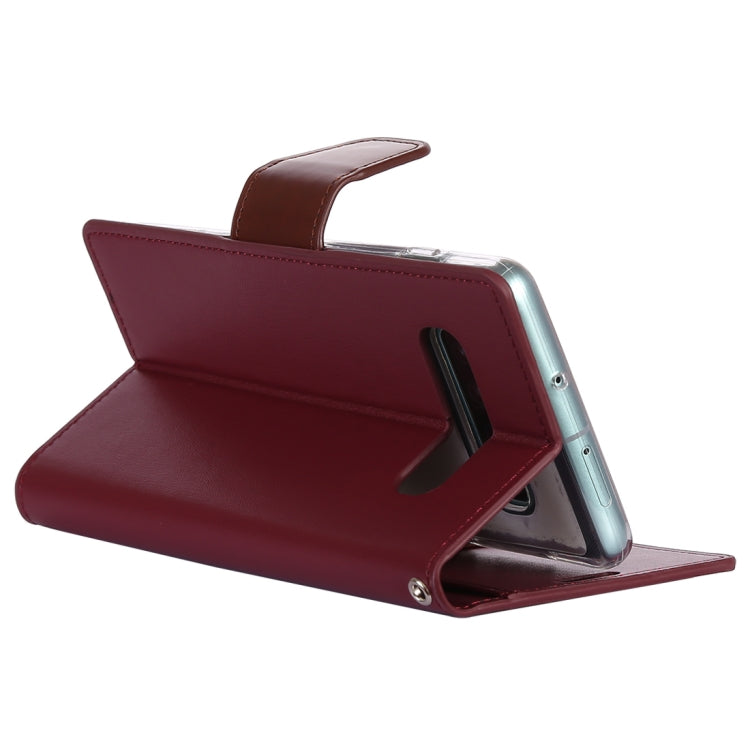 GOOSPERY SONATA DIARY Horizontal Flip Leather Case for Galaxy S10+, with Holder & Card Slots & Wallet