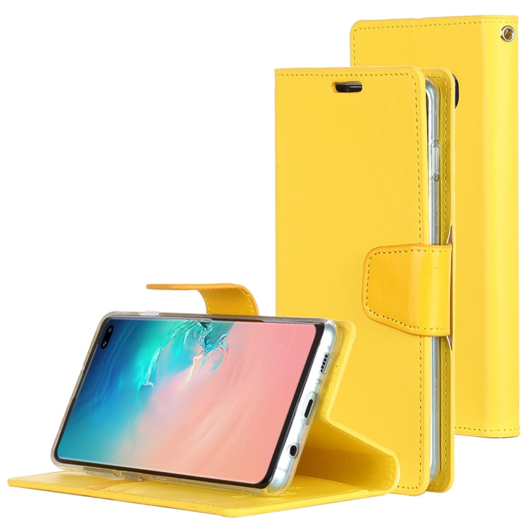 GOOSPERY SONATA DIARY Horizontal Flip Leather Case for Galaxy S10+, with Holder & Card Slots & Wallet