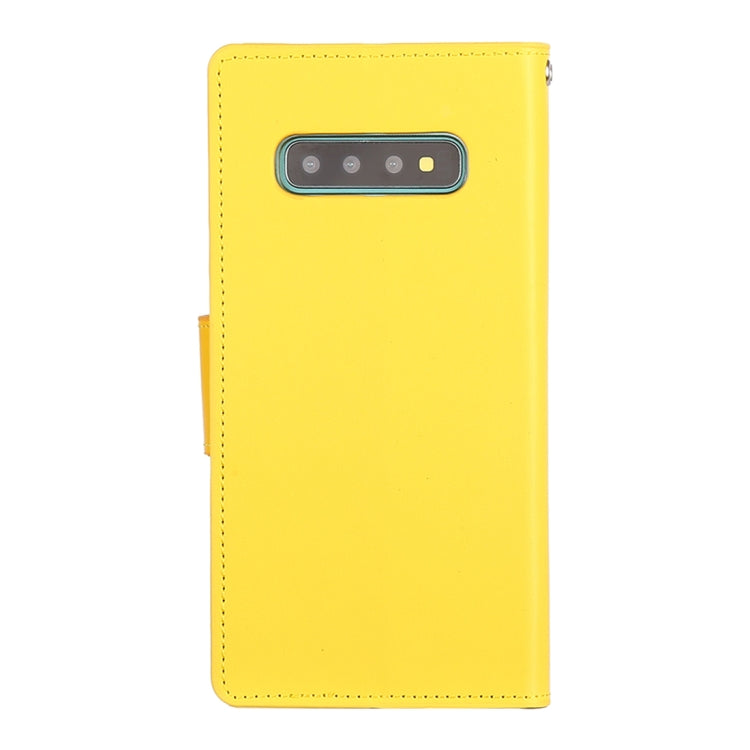 GOOSPERY SONATA DIARY Horizontal Flip Leather Case for Galaxy S10+, with Holder & Card Slots & Wallet