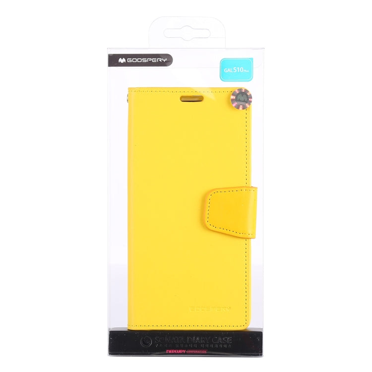 GOOSPERY SONATA DIARY Horizontal Flip Leather Case for Galaxy S10+, with Holder & Card Slots & Wallet