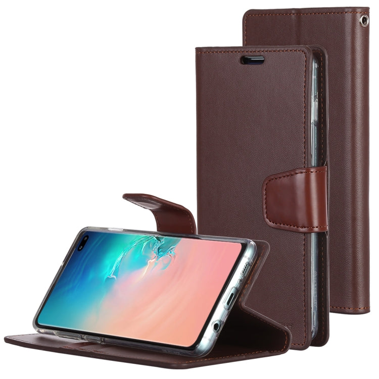 GOOSPERY SONATA DIARY Horizontal Flip Leather Case for Galaxy S10+, with Holder & Card Slots & Wallet
