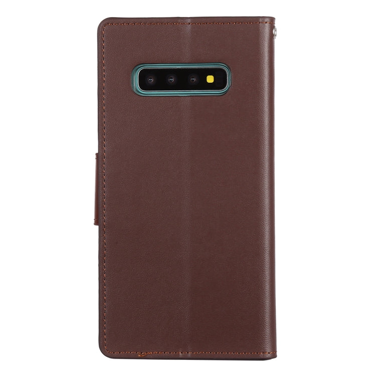 GOOSPERY SONATA DIARY Horizontal Flip Leather Case for Galaxy S10+, with Holder & Card Slots & Wallet