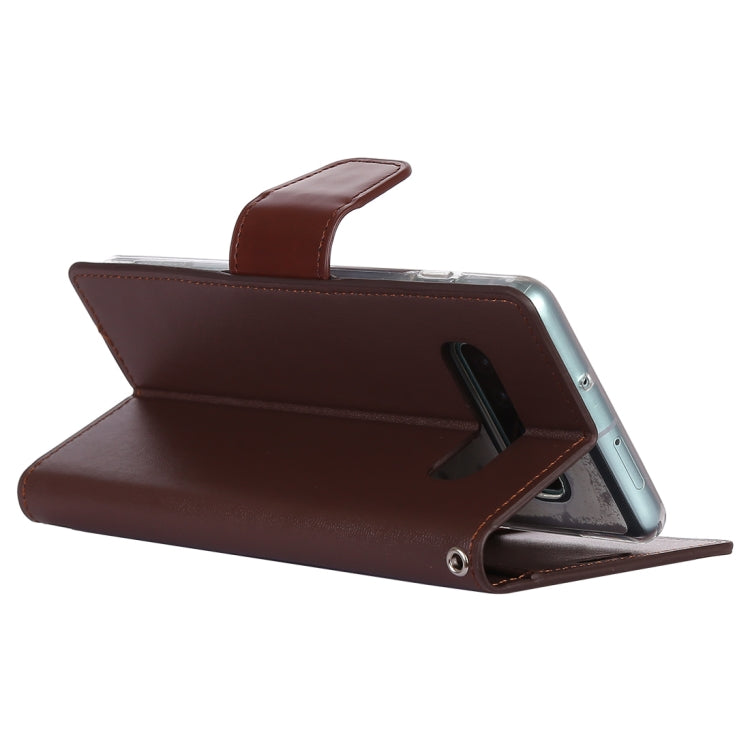 GOOSPERY SONATA DIARY Horizontal Flip Leather Case for Galaxy S10+, with Holder & Card Slots & Wallet