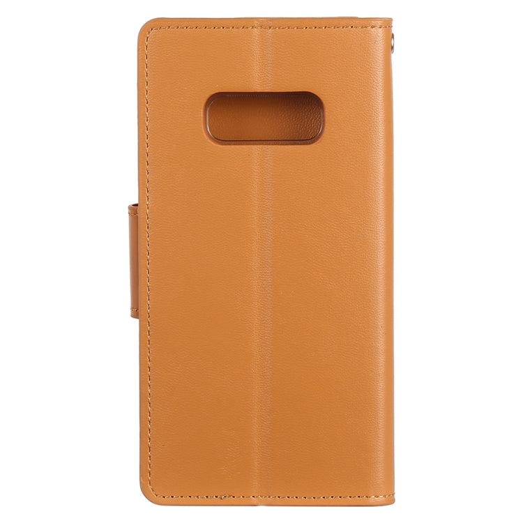 GOOSPERY SONATA DIARY Horizontal Flip Leather Case for Galaxy S10e, with Holder & Card Slots & Wallet