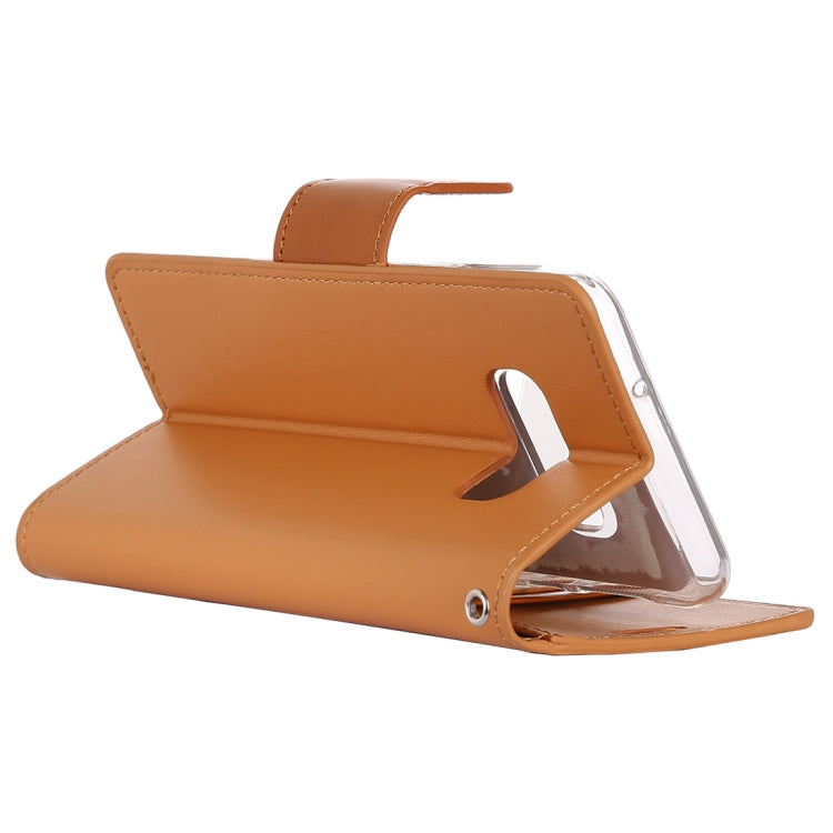 GOOSPERY SONATA DIARY Horizontal Flip Leather Case for Galaxy S10e, with Holder & Card Slots & Wallet
