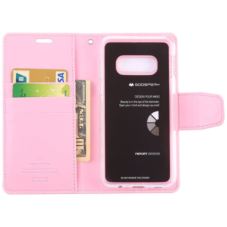 GOOSPERY SONATA DIARY Horizontal Flip Leather Case for Galaxy S10e, with Holder & Card Slots & Wallet