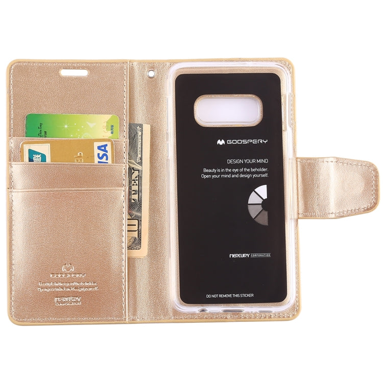 GOOSPERY SONATA DIARY Horizontal Flip Leather Case for Galaxy S10e, with Holder & Card Slots & Wallet