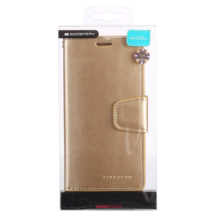 GOOSPERY SONATA DIARY Horizontal Flip Leather Case for Galaxy S10e, with Holder & Card Slots & Wallet