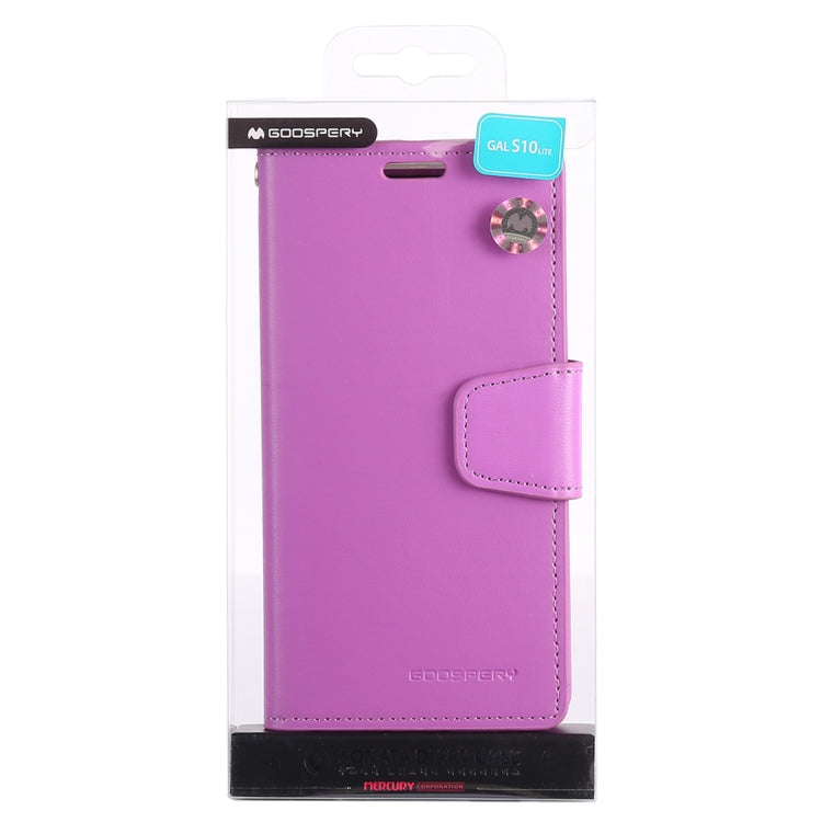 GOOSPERY SONATA DIARY Horizontal Flip Leather Case for Galaxy S10e, with Holder & Card Slots & Wallet