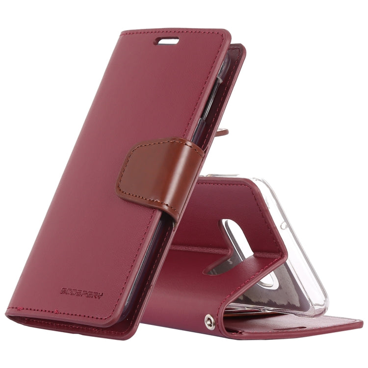 GOOSPERY SONATA DIARY Horizontal Flip Leather Case for Galaxy S10e, with Holder & Card Slots & Wallet