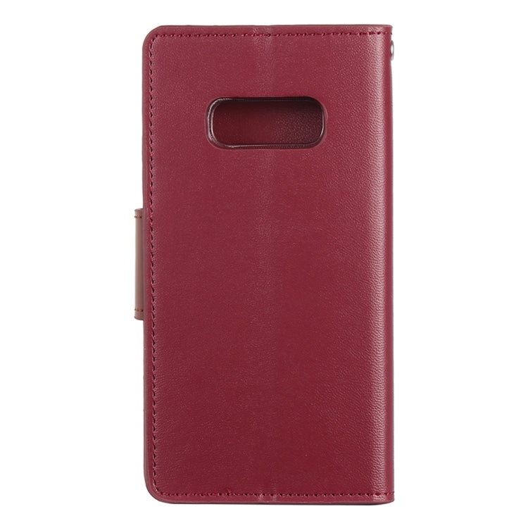GOOSPERY SONATA DIARY Horizontal Flip Leather Case for Galaxy S10e, with Holder & Card Slots & Wallet