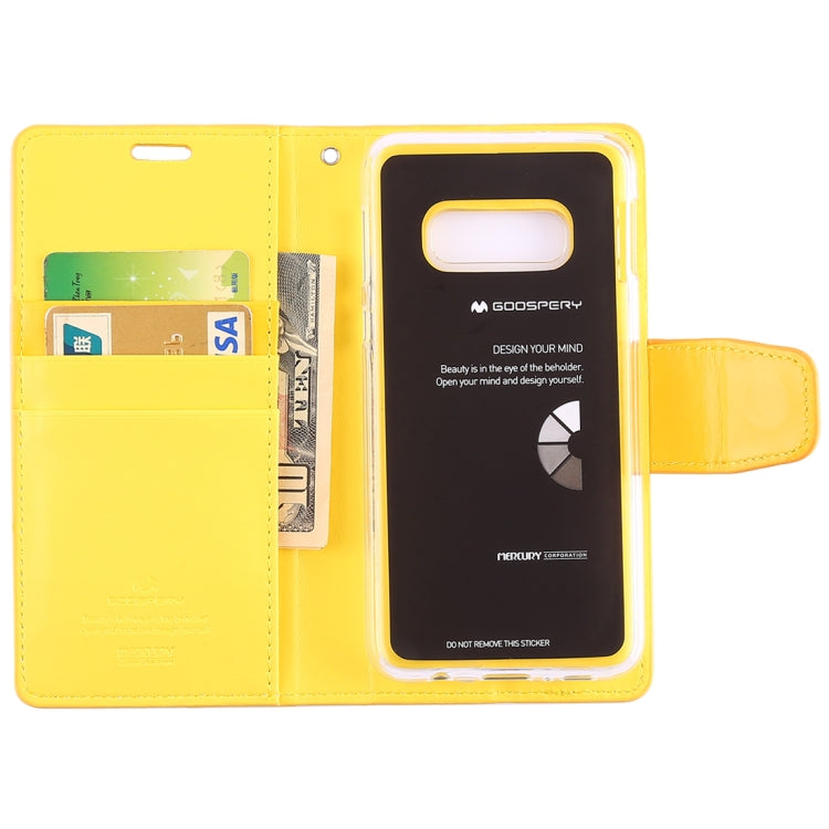 GOOSPERY SONATA DIARY Horizontal Flip Leather Case for Galaxy S10e, with Holder & Card Slots & Wallet