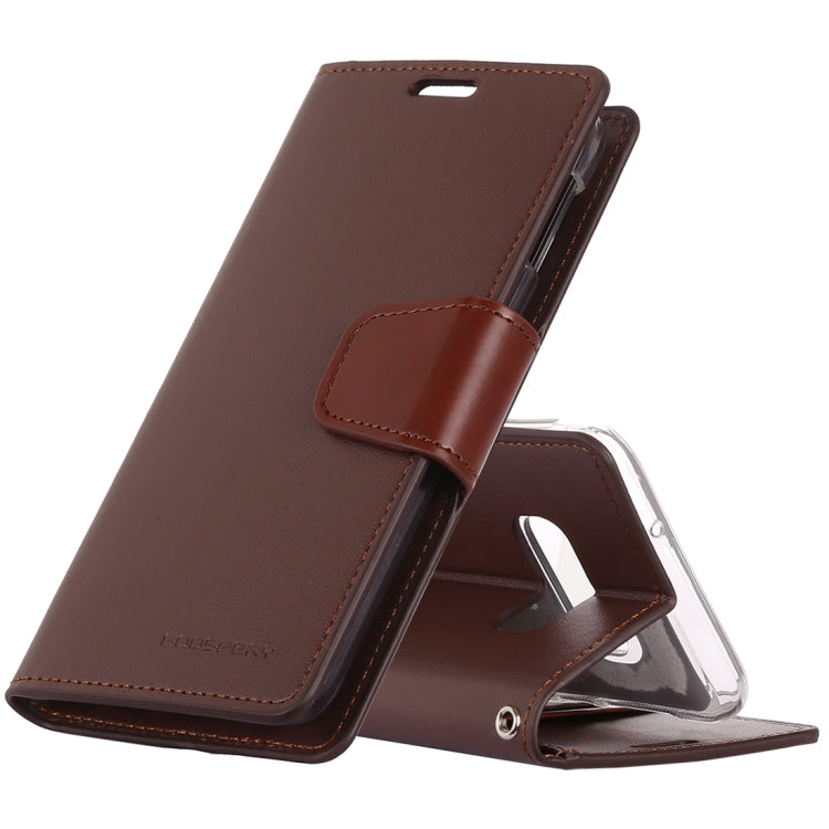 GOOSPERY SONATA DIARY Horizontal Flip Leather Case for Galaxy S10e, with Holder & Card Slots & Wallet