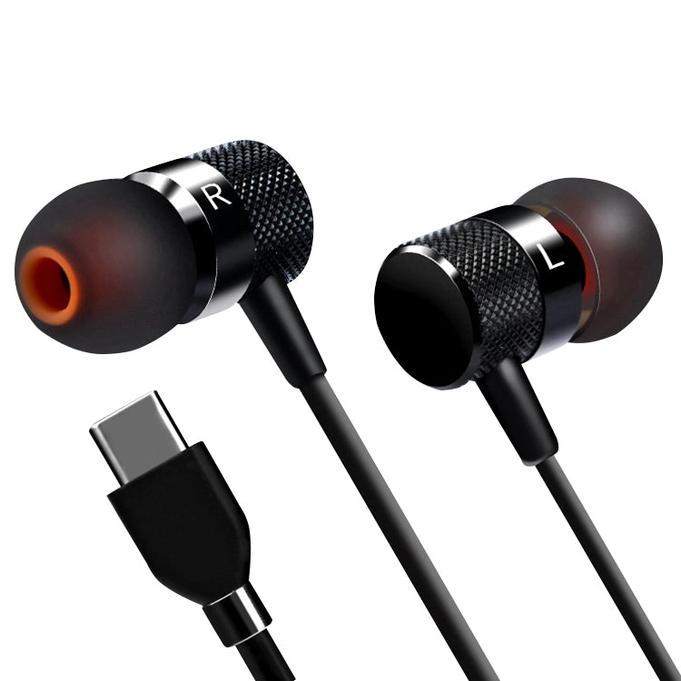 Fokoos L3 USB-C / Type-C Interface In Ear Wired Stereo Earphone for Xiaomi 6,without Toning Function