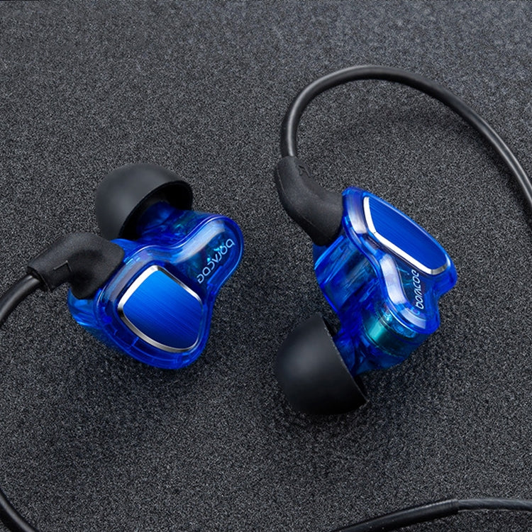 POLVCDG D6T USB-C / Type-C Interface Double Moving Circle In Ear Wired Stereo Earphone for Xiaomi / OPPO / Huawei / Vivo,Tuning Version