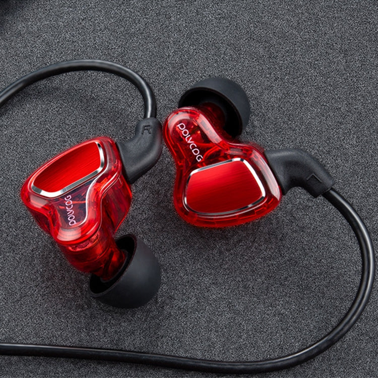 POLVCDG D6T USB-C / Type-C Interface Double Moving Circle In Ear Wired Stereo Earphone for Xiaomi / OPPO / Huawei / Vivo,Tuning Version