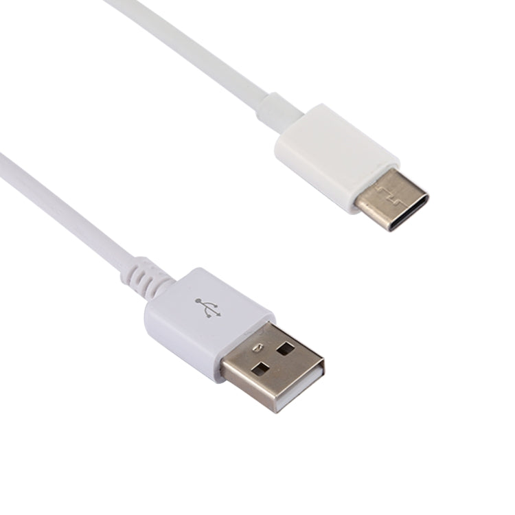 1m USB to USB-C / Type-C Data Sync Charging Cable(White)
