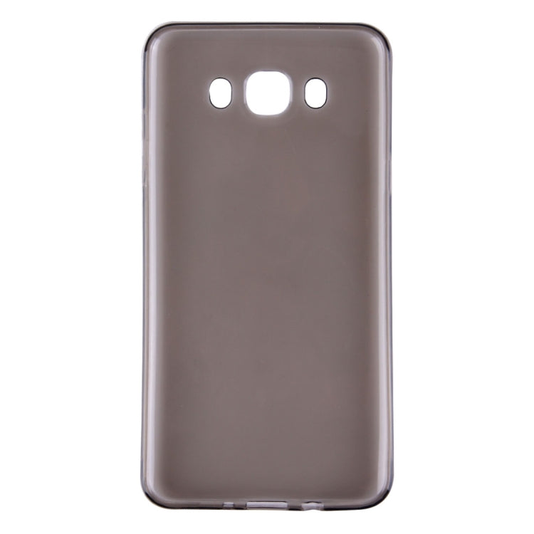 For Galaxy J7 (2016) / J710 0.75mm Ultra-thin Transparent TPU Protective Case(Grey)