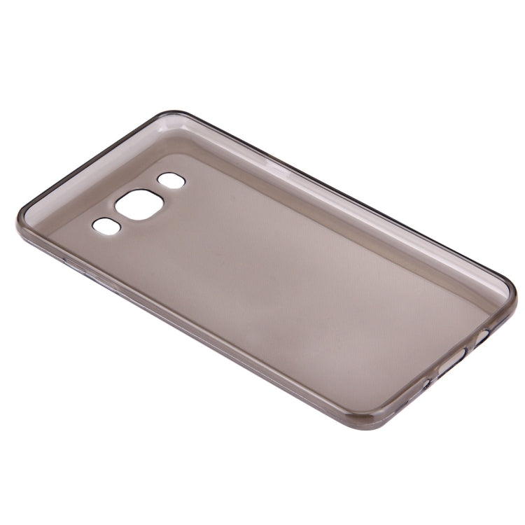 For Galaxy J7 (2016) / J710 0.75mm Ultra-thin Transparent TPU Protective Case(Grey)