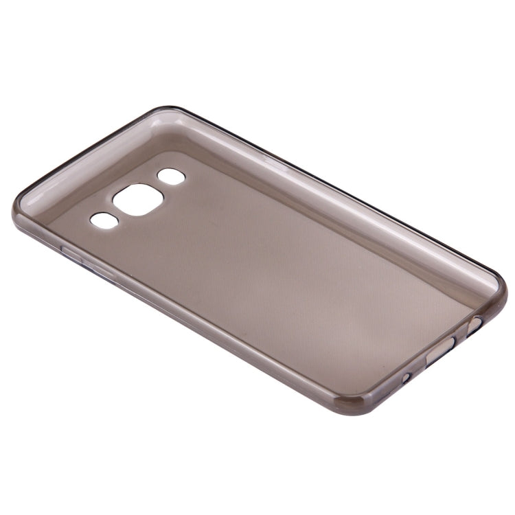 For Galaxy J5 (2016) / J510 0.75mm Ultra-thin Transparent TPU Protective Case(Grey)