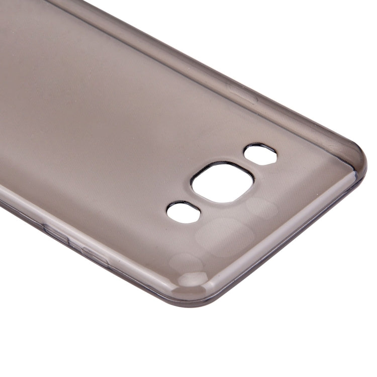 For Galaxy J5 (2016) / J510 0.75mm Ultra-thin Transparent TPU Protective Case(Grey)
