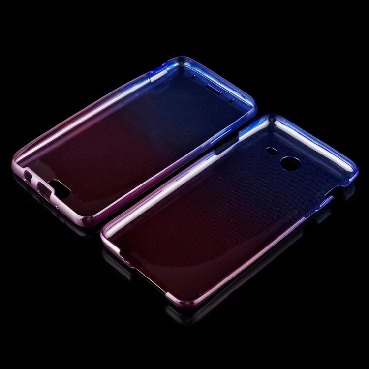 For Galaxy J5 (2017) (US Version) 0.75mm Double-sided Gradient Color Full Coverage TPU Protective Case Back Cover