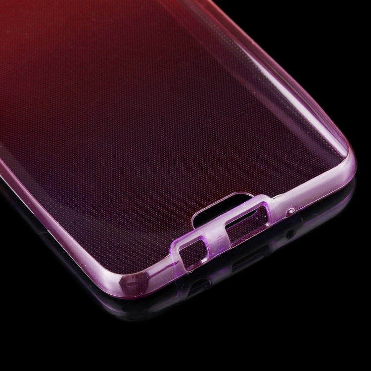 For Galaxy J5 (2017) (US Version) 0.75mm Double-sided Gradient Color Full Coverage TPU Protective Case Back Cover