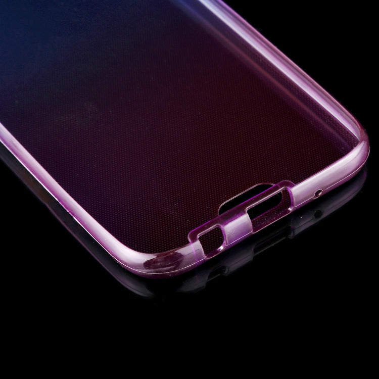 For Galaxy J5 (2017) (EU Version) 0.75mm Double-sided Gradient Color Full Coverage TPU Protective Case Back Cover