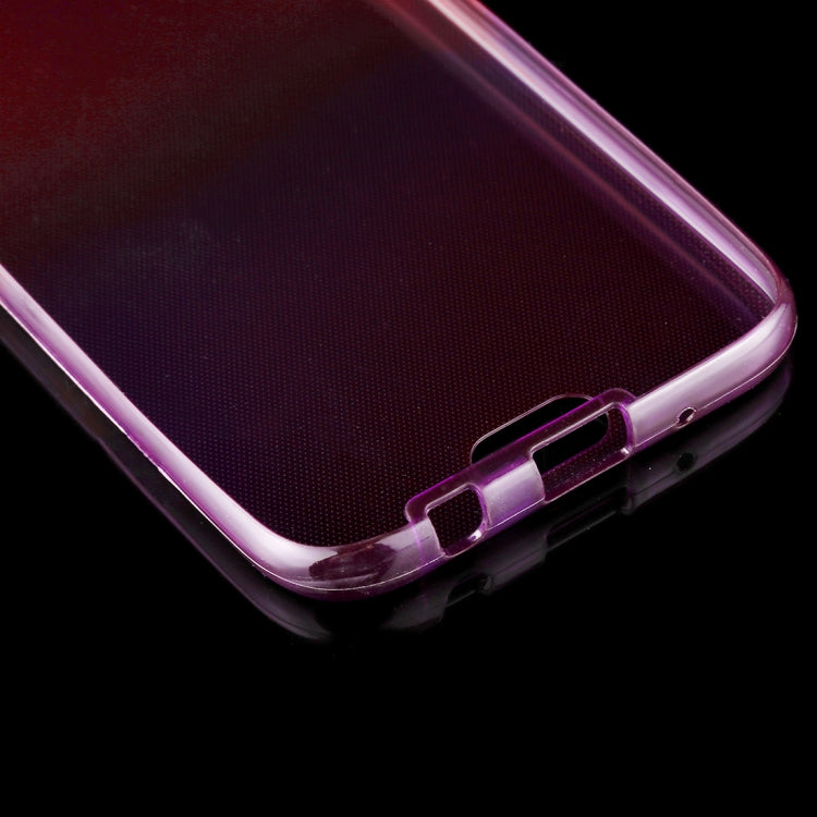 For Galaxy J5 (2017) (EU Version) 0.75mm Double-sided Gradient Color Full Coverage TPU Protective Case Back Cover